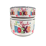 3rd Grade Rocks Grosgrain Ribbon, Back to School Hairbow (3-Yard)