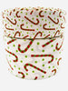 1.5 or 3 Inch Wide Holiday Candy Canes and Dots Printed Grosgrain Hair Bow Ribbon for Crafts (sold in 3 yard increments)