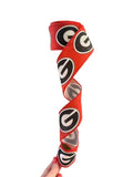2.5 Inch Wired Bulldogs Football Sports Team Ribbon (sold in 10 yard roll)