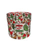 1.5 or 3 Inch Wide Holiday Green Monster Christmas Scene Printed Grosgrain Cheer Bow Ribbon (sold in 3 yard increments)
