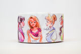 3" Wide Princess Portraits Printed Grosgrain Cheer Bow Ribbon (sold in 3 yard increments)