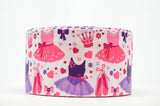 Ballerina Dress Printed Grosgrain Ribbon, Cheer Bow Ribbon (3-Yard)