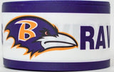 Baltimore Ravens Grosgrain Ribbon, Cheer Bow Craft Ribbon (3 Yards)