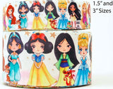 Princess Babies  Printed Grosgrain Cheer Bow Ribbon (sold in 3 yard increments)