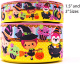 Witches & Cupcakes Grosgrain Ribbon: Cheer Bow Ribbon (3 Yard)