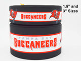 Tampa Bay Buccaneers Ribbon, Printed Grosgrain, Hair Bow DIY (3 Yards)