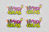 Mardi Gras Party Grosgrain Ribbon, 3-Inch Wide (3-Yard Increments)