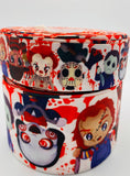 Halloween Movie Monsters Ribbon, Jason Michael Chucky Freddie Print Grosgrain (1.5 or 3 inch)