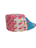 Pink Flamingo Grosgrain Ribbon, Cheer Bow Craft Supply (3-Yard Increments)