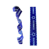 2.5 Inch Wired Cowboys Football Sports Team Ribbon (sold in 10 yard roll)