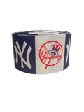 NY Yankees Baseball Printed Grosgrain Ribbon, Hair Bow Ribbon (3-Yard)