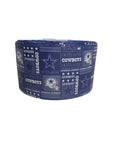 Dallas Cowboys Grosgrain Ribbon, Printed Collage (3 Yard Increments)
