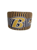 Baltimore Ravens Football Ribbon, Striped Grosgrain, 3-Inch (3 Yards)
