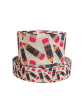Pencil Print Grosgrain Ribbon, Back to School Hairbow Ribbon (Sold in 3-Yard Increments)