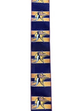 2.5 Inch Wired Minnesota Football Sports Team Ribbon (sold in 10 yard roll)