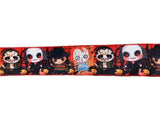 Halloween Wired Ribbon: Chucky, Freddie, Cartoon Monsters (2.5 Inch, 10 Yard Roll)