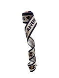 2.5 Inch Wired Ravens Football Sports Team Ribbon (sold in 10 yard roll)