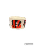 Cincinnati Bengals Football Grosgrain Ribbon, Hair Bow Craft (3yd)