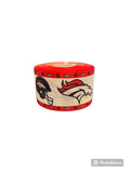 Denver Broncos Helmet Grosgrain Ribbon, Hair Bow Ribbon (3 Yards)