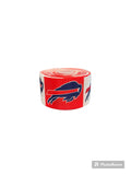 Buffalo Bills Football Printed Grosgrain Hair Bow Ribbon (sold in 3 yard increments)