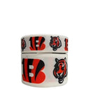 Cincinnati Bengals Football Grosgrain Ribbon, Hair Bow Craft (3yd)