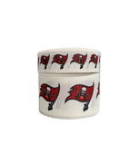 Tampa Bay Football Grosgrain Ribbon, Printed Hair Bow Ribbon (3 Yard)