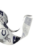 Indianapolis Colts Ribbon, NFL Football Grosgrain Ribbon for Crafts, Hair Bows (3 yards)