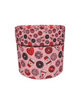 Valentine Hearts & Donuts Grosgrain Ribbon, Hair Bow Crafts (3 Yard)