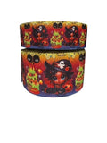Halloween Cake & Ethnic Girl Grosgrain Ribbon, Cheer Bow Ribbon (3-Yard Increments)