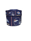 Denver Broncos Grosgrain Ribbon - Hair Bow Ribbon, Blue/Teal (3 Yard)