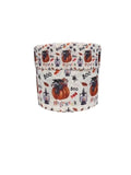 Halloween Boo Print Grosgrain Ribbon, Cheer Bow Ribbon (3 Yard)