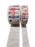 Nutcracker Dancer Grosgrain Ribbon, Holiday Crafts (3-Yard Increments)