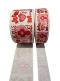 Jesus Loves Me Ribbon, Valentines Grosgrain Cheer Bow Ribbon (3 Yard)