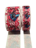 Stitch & Angel Grosgrain Ribbon, 1.5 or 3 inch, Collage Print (3-Yard Increments)