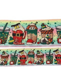 Holiday Drinks Printed Grosgrain Ribbon, Cheer Bow Hair Bow (3 Yards)