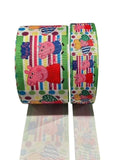 Peppa Pig Grosgrain Ribbon, Cheer Bow Craft Supply (3-Yard)