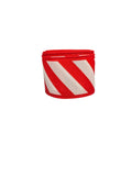 Red and White Candy Cane Christmas Wired Ribbon, 2.5 Inch, 10 Yard Roll