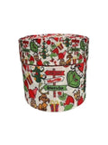 Holiday Green Monster Christmas Grosgrain Ribbon, Cheer Bow Ribbon (3-Yard)