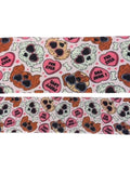 Valentine Puppies & Hearts Grosgrain Ribbon, Hair Bow Supplies