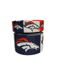 Denver Broncos Printed Grosgrain Ribbon, Hair Bow DIY (3-Yard Increment)