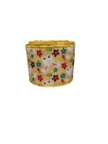 2.5 Inch Wired Easter Bunny and Flowers Collage Ribbon (sold in 10 yard roll)