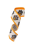 2.5 inch Wired Missouri Collage on White Football Team Ribbon