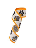 2.5 inch Wired Missouri Collage on White Football Team Ribbon