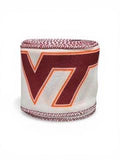 2.5 inch Virginia Collage on White Football Team Ribbon