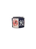 2.5 Inch Wired Yankees Block Baseball Sports Team Ribbon (sold in 10 yard roll)