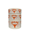 Texas College Football on Grosgrain Ribbon (1.5, 2, 3 Inch Widths)