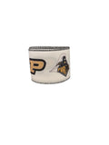 2.5 Inch Wired Purdue Football Team Ribbon (10 Yard Roll)