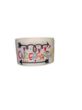 3 Inch Kindergarten Hearts and Arrows Printed Grosgrain Ribbon Back to School Cheer Bows