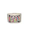3 Inch Wide 3rd Grade Unicorn Hearts Arrows Printed Grosgrain Ribbon (3 Yard Increments)