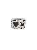 Black and White Cow Print Grosgrain Ribbon for Hair Bows (3 Inch Wide)